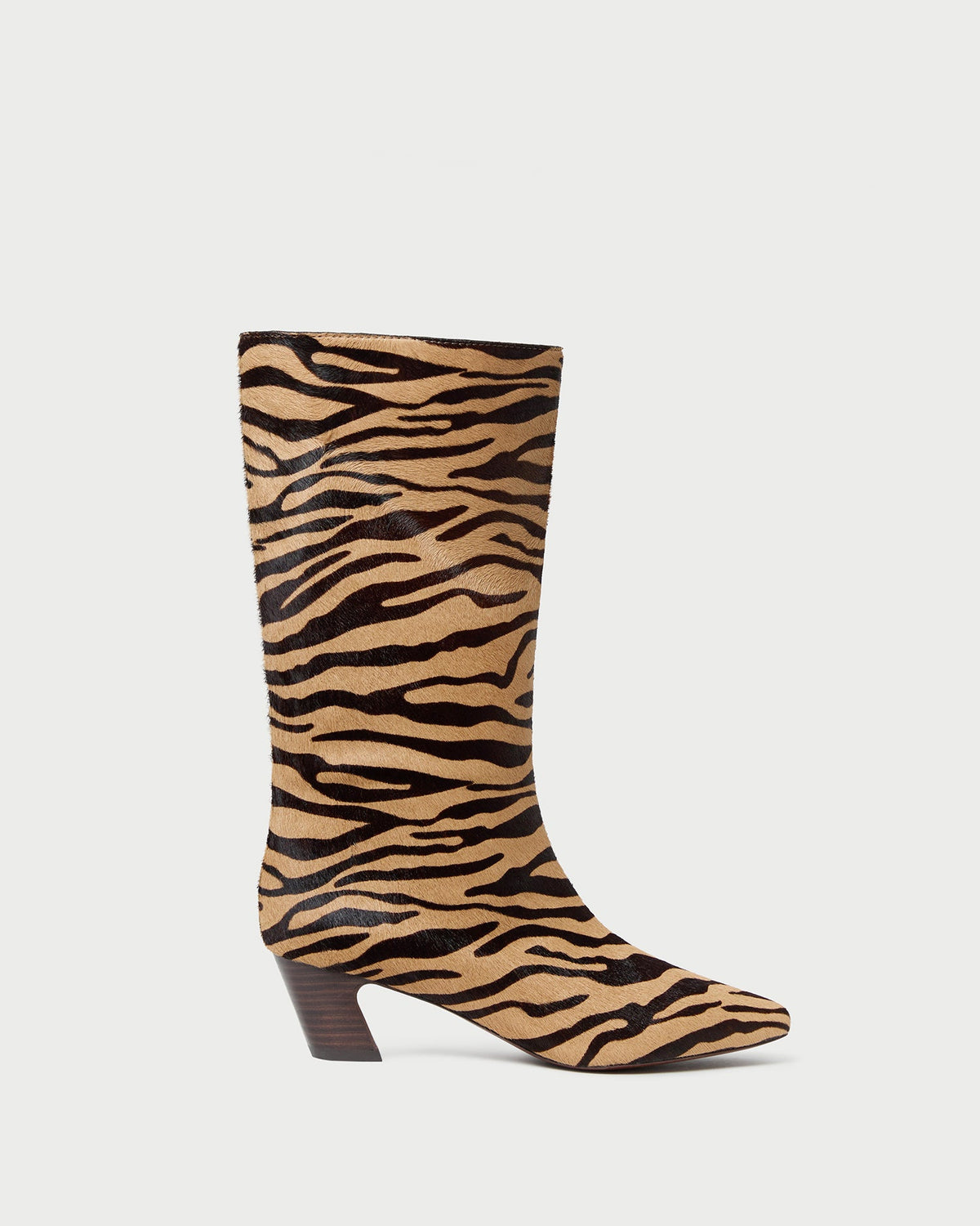 Loeffler Randall Cleo Zebra Mid-Calf Boot