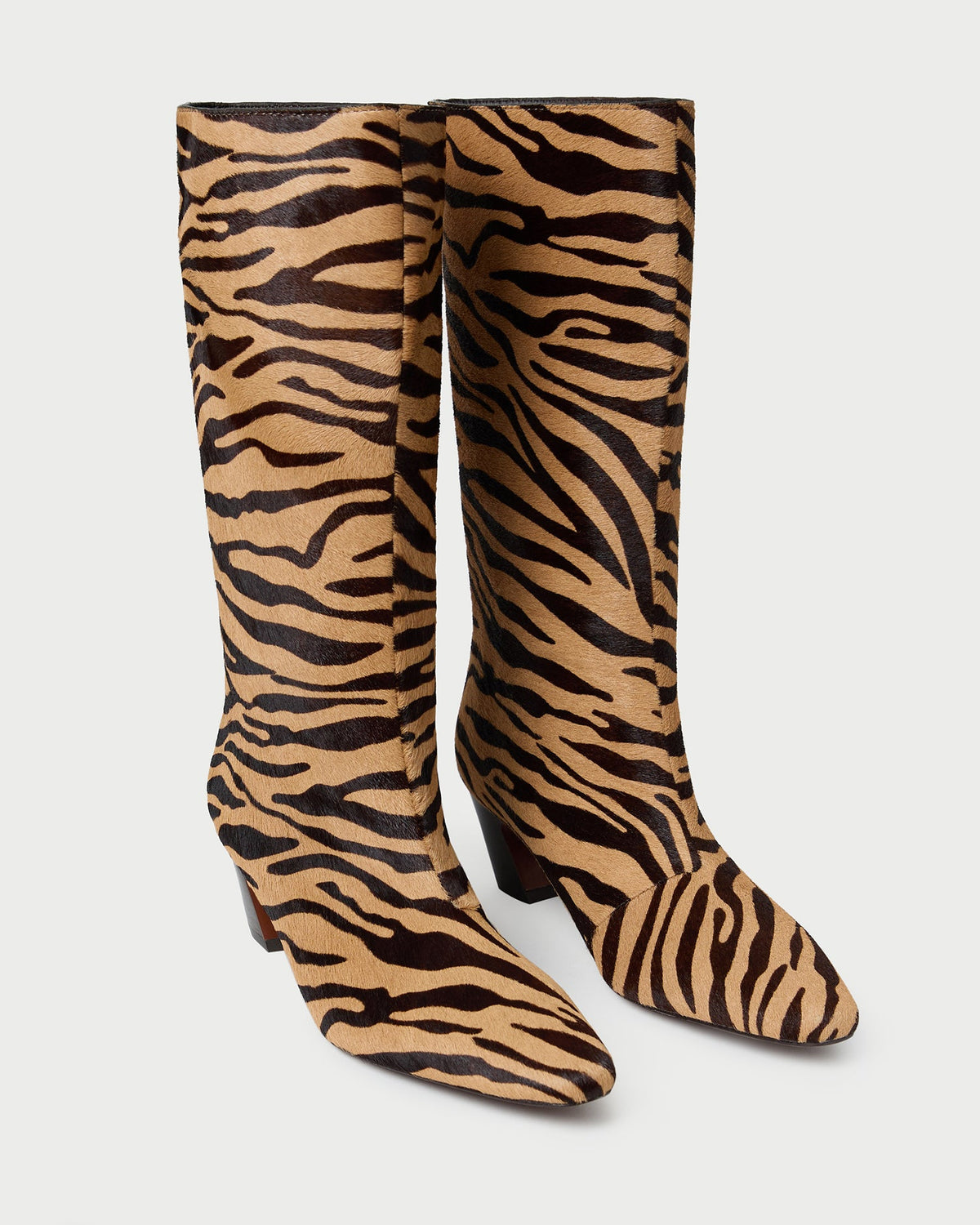 Loeffler Randall Cleo Zebra Mid-Calf Boot