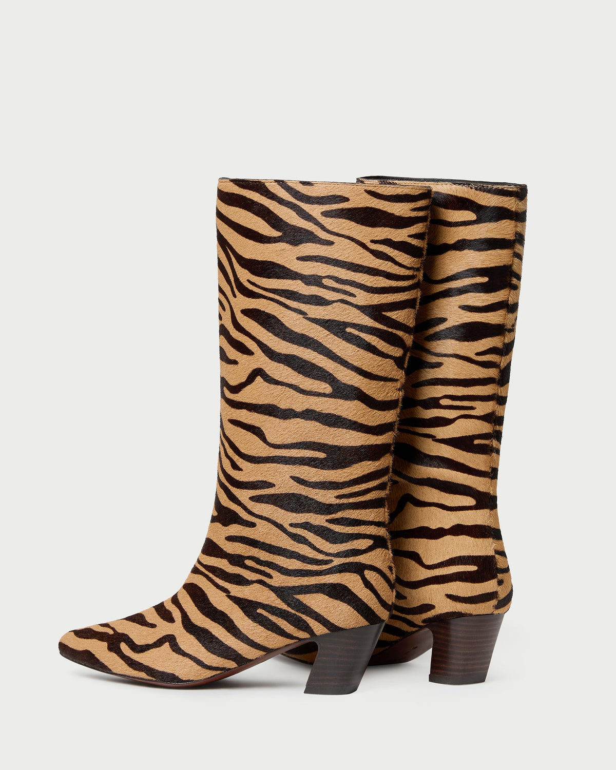 Loeffler Randall Cleo Zebra Mid-Calf Boot
