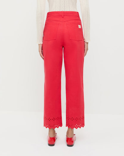 Loeffler Randall Demi Embroidered Pant