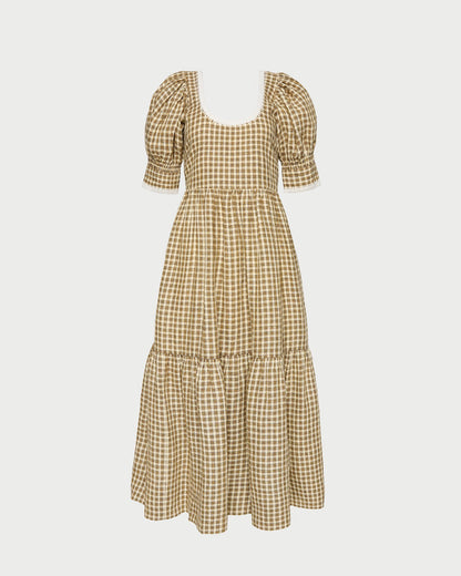 Loeffler Randall Gillian Puff-Sleeve Dress