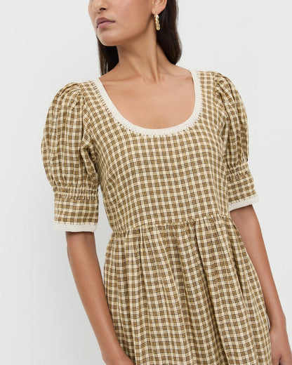 Loeffler Randall Gillian Puff-Sleeve Dress