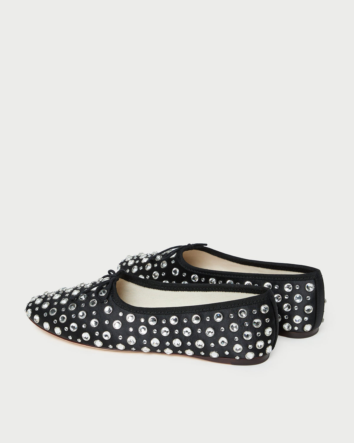 Loeffler Randall Landon Black/Crystal Ballet Flat