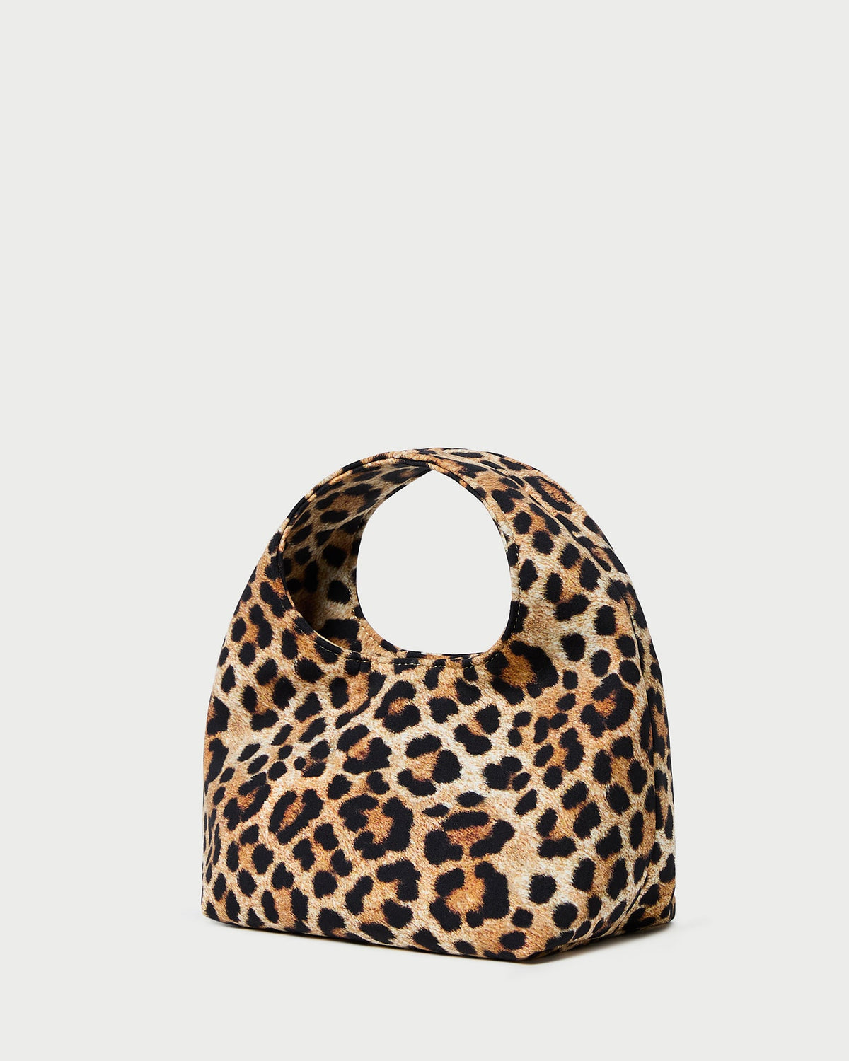 Loeffler Randall Kenzie Leopard Jersey Mini Bag