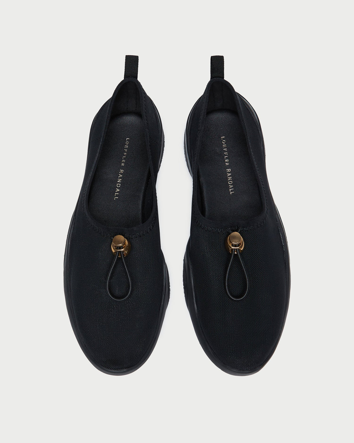 Loeffler Randall Raina Black Mesh Flat