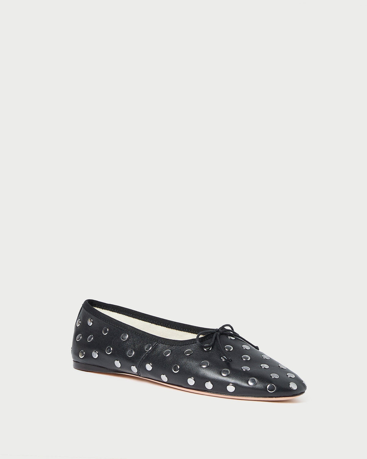 Loeffler Randall Landon Black/Silver Ballet Flat