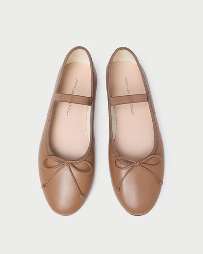 Loeffler Randall Leonie Safari Leather Ballet Flat