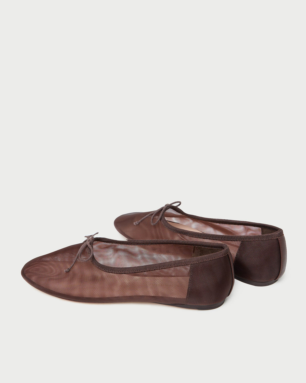 Loeffler Randall Landon Chocolate Mesh Ballet Flat
