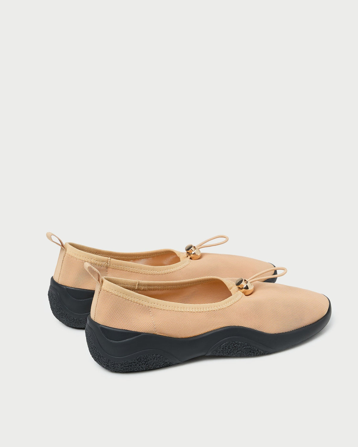 Loeffler Randall Raina Caramel Mesh Flat
