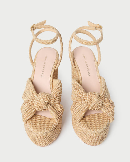Loeffler Randall Liza Natural Platform Sandal
