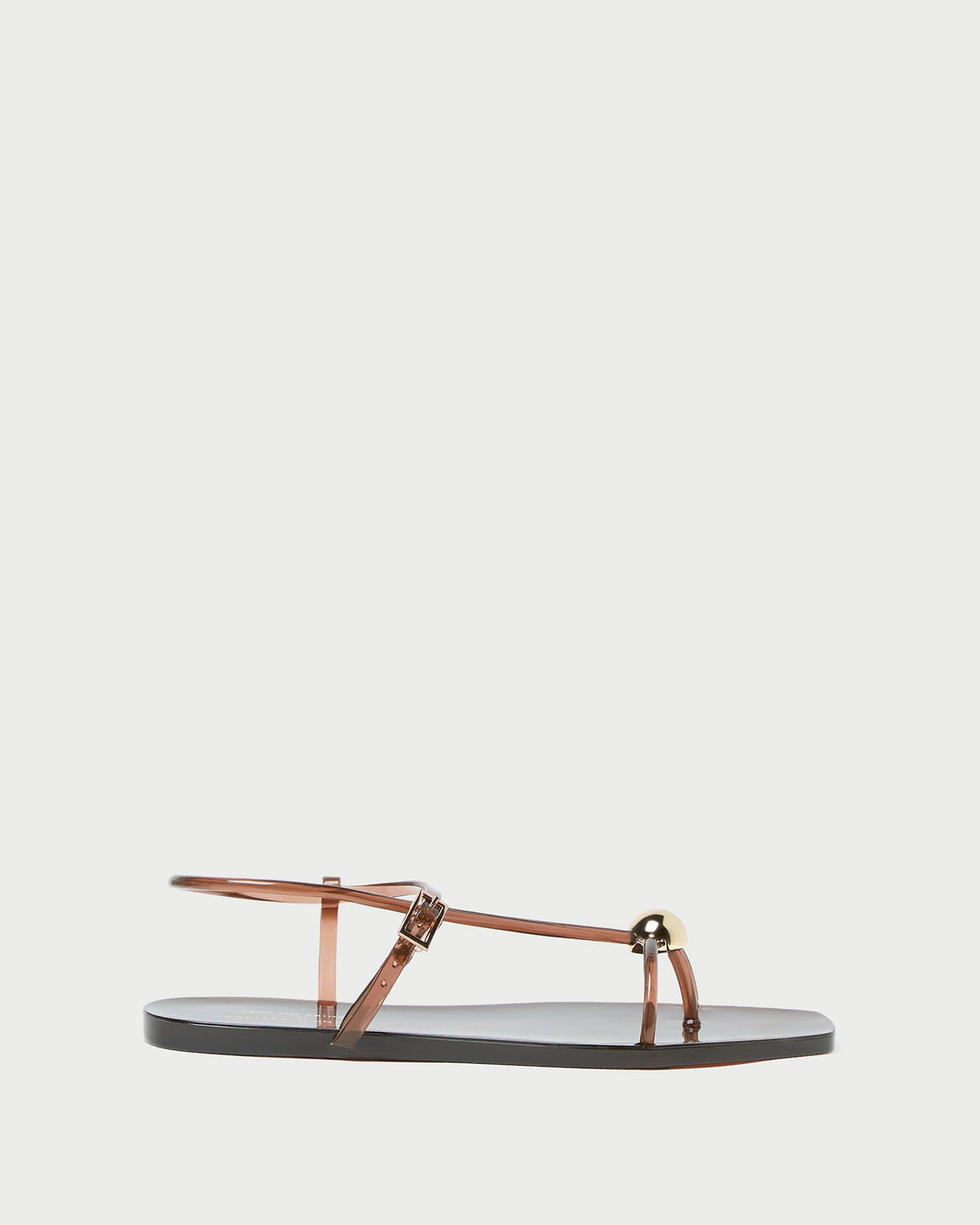 Loeffler Randall Dana Brown Strappy Jelly Sandal