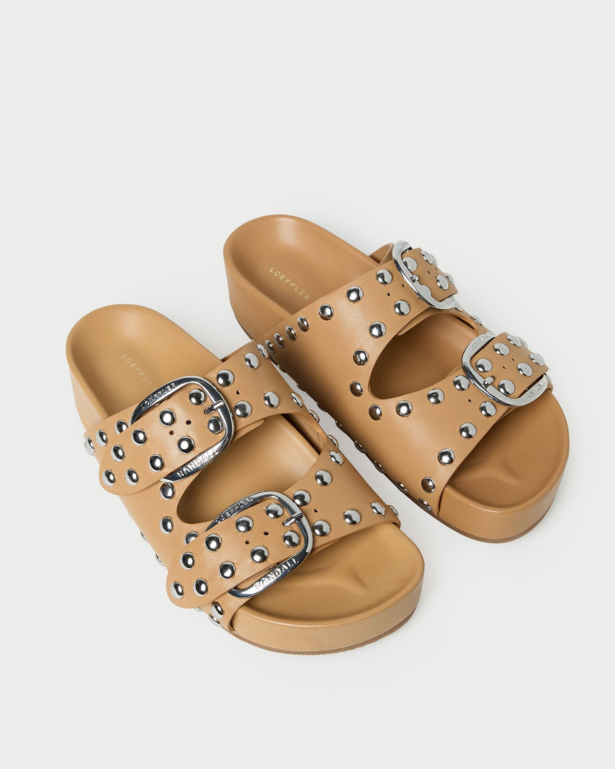 Loeffler Randall Joni Khaki Studded Sandal