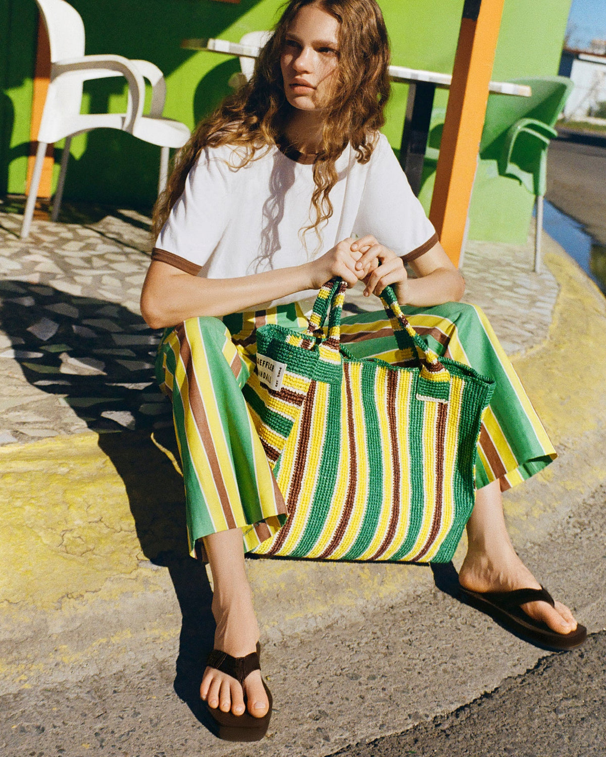 Loeffler Randall Chase Brown Flip Flop