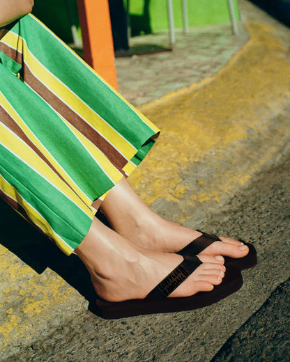 Loeffler Randall Chase Brown Flip Flop