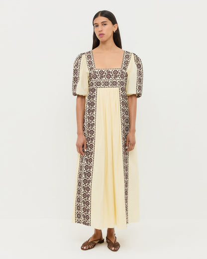 Loeffler Randall Lotus Embroidered Dress