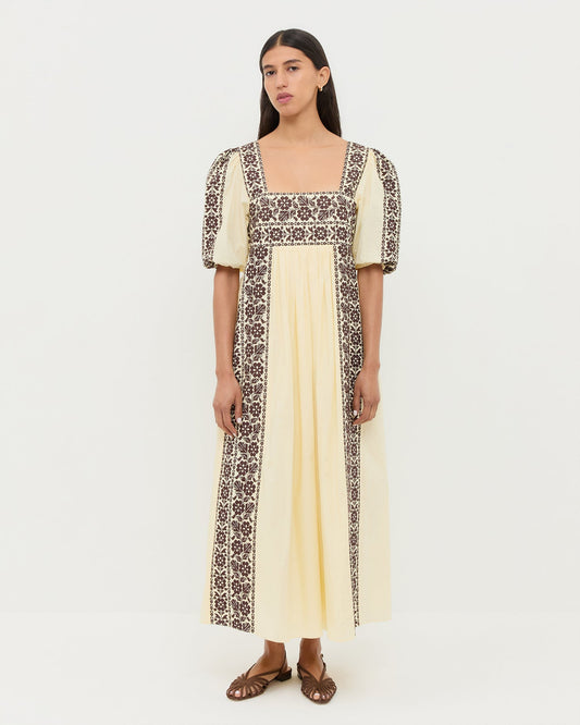 Loeffler Randall Lotus Embroidered Dress