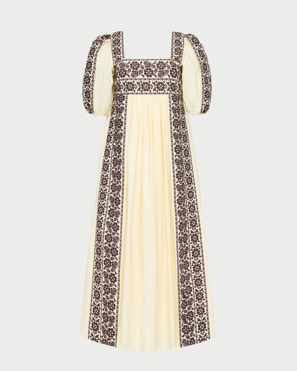 Loeffler Randall Lotus Embroidered Dress