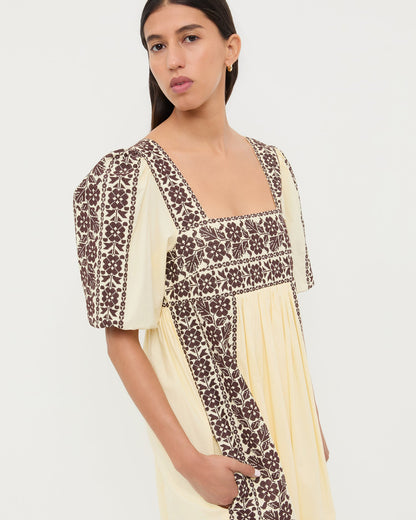 Loeffler Randall Lotus Embroidered Dress
