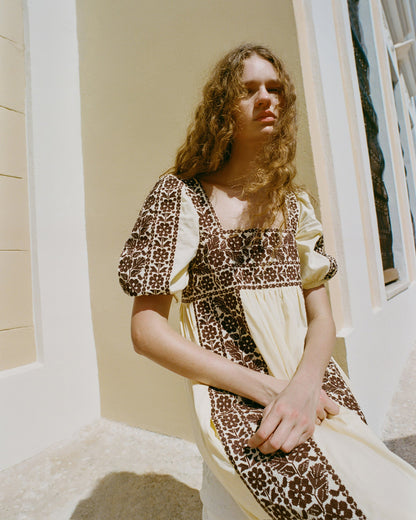 Loeffler Randall Lotus Embroidered Dress