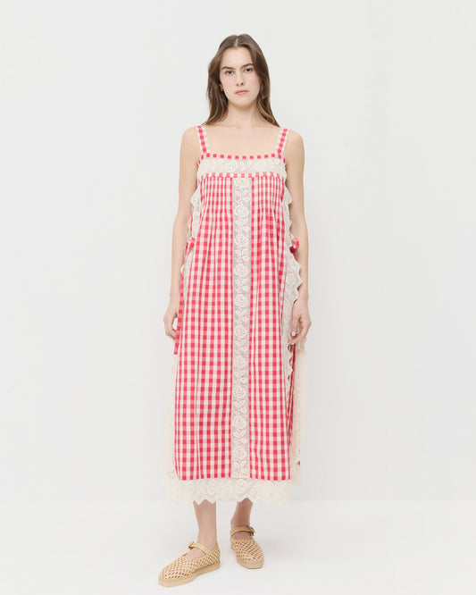 Loeffler Randall Poppy Lace Trim Dress