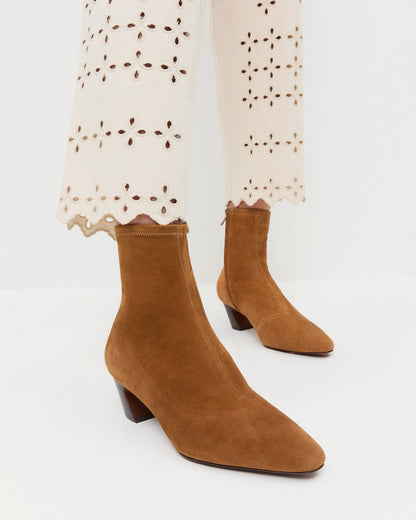 Loeffler Randall Doria Cacao Suede Ankle Boot