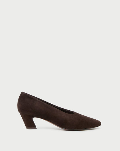 Loeffler Randall Neive Brown Suede Low Pump
