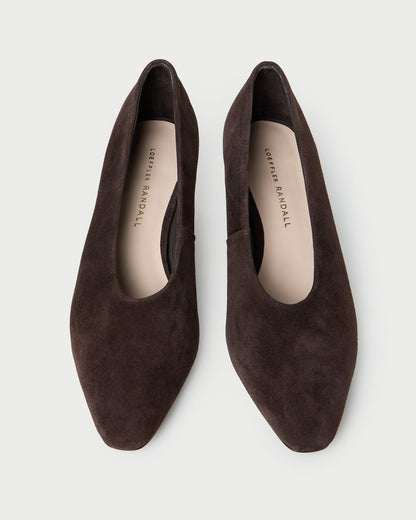 Loeffler Randall Neive Brown Suede Low Pump