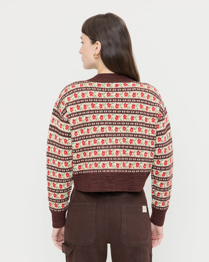 Loeffler Randall Idris Intarsia Cardigan