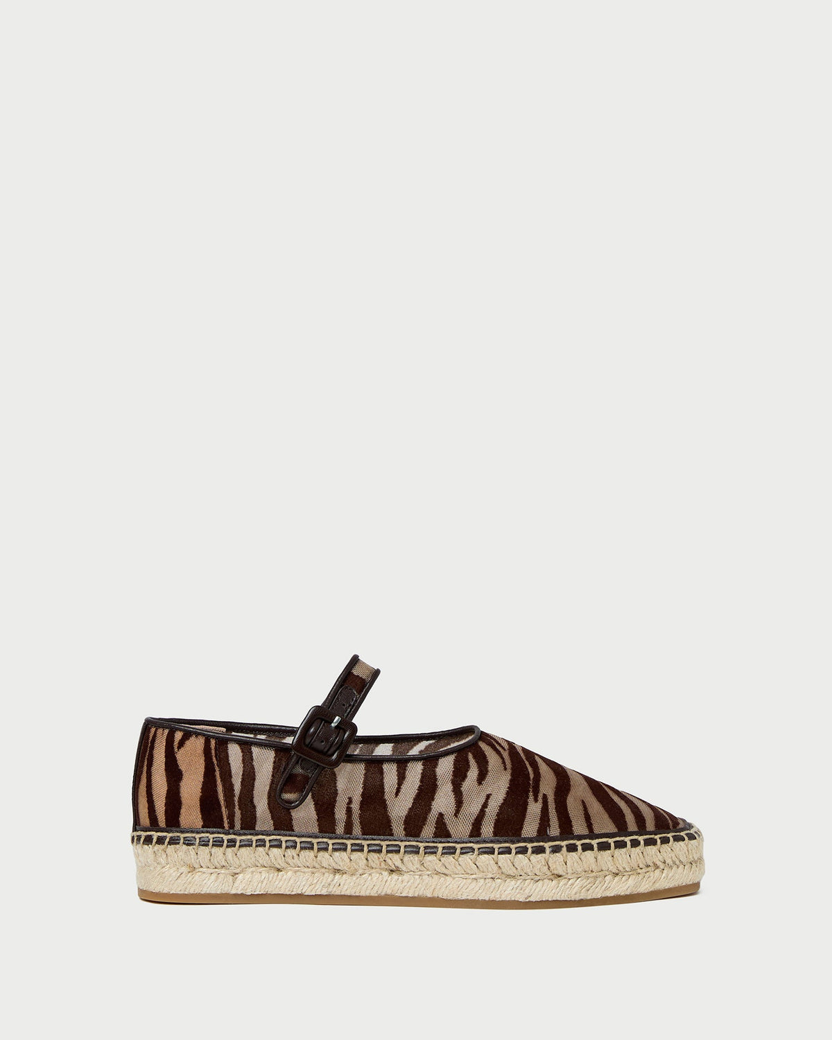 Loeffler Randall Clover Zebra Mesh Espadrille