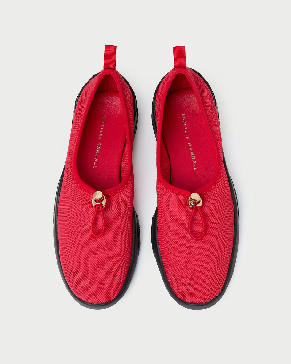 Loeffler Randall Raina Red Mesh Flat