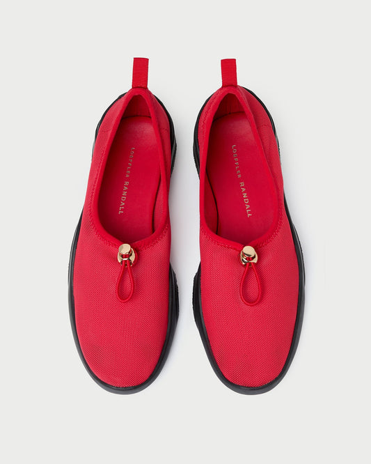 Loeffler Randall Raina Red Mesh Flat