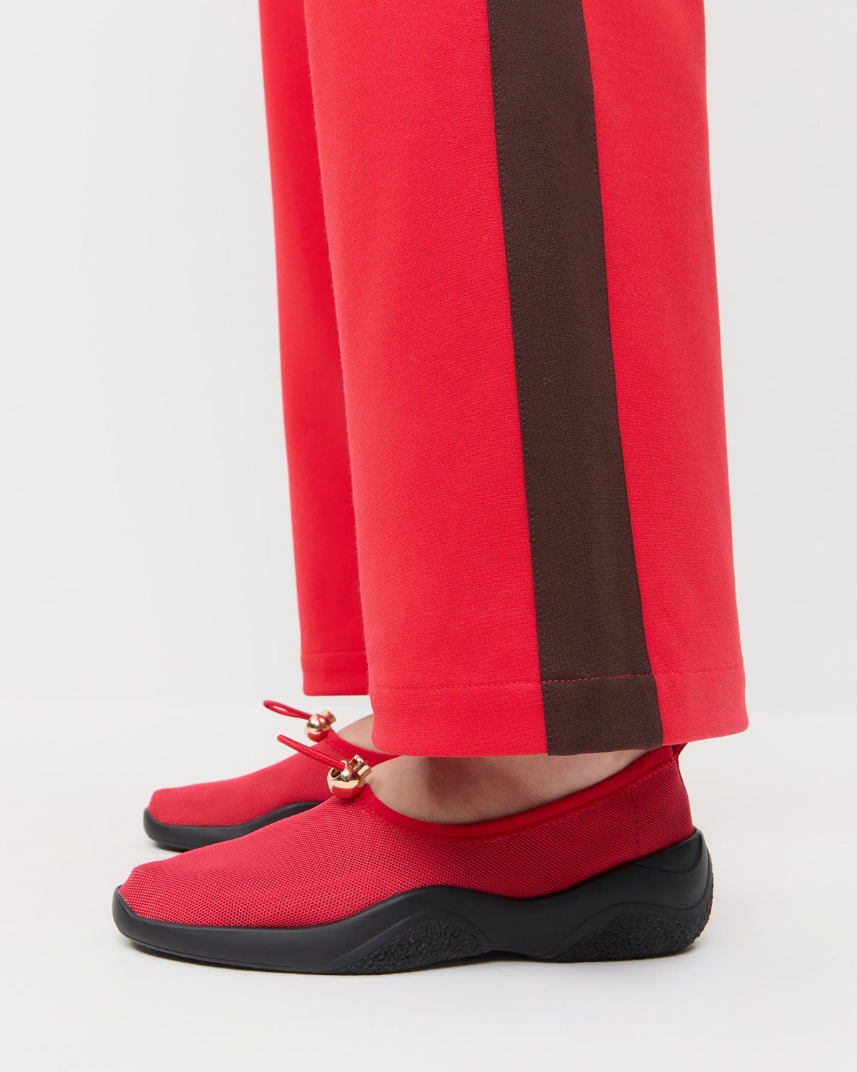 Loeffler Randall Raina Red Mesh Flat