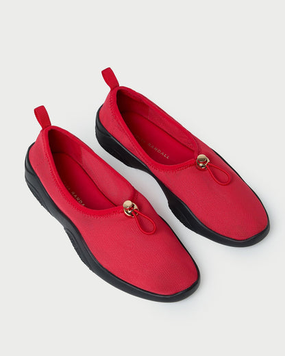 Loeffler Randall Raina Red Mesh Flat