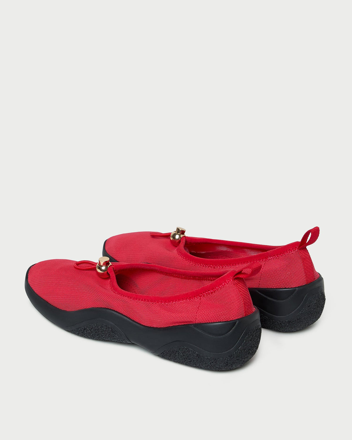 Loeffler Randall Raina Red Mesh Flat