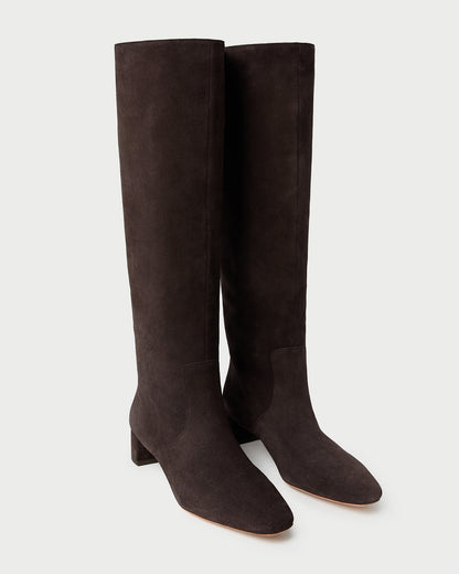 Loeffler Randall Indy Brown Suede Tall Boot