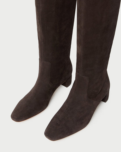 Loeffler Randall Indy Brown Suede Tall Boot