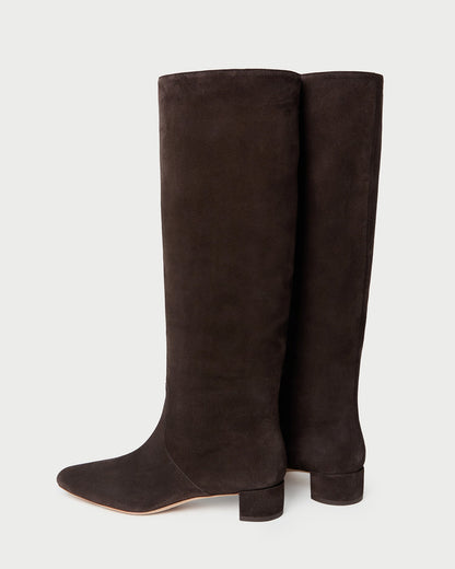 Loeffler Randall Indy Brown Suede Tall Boot