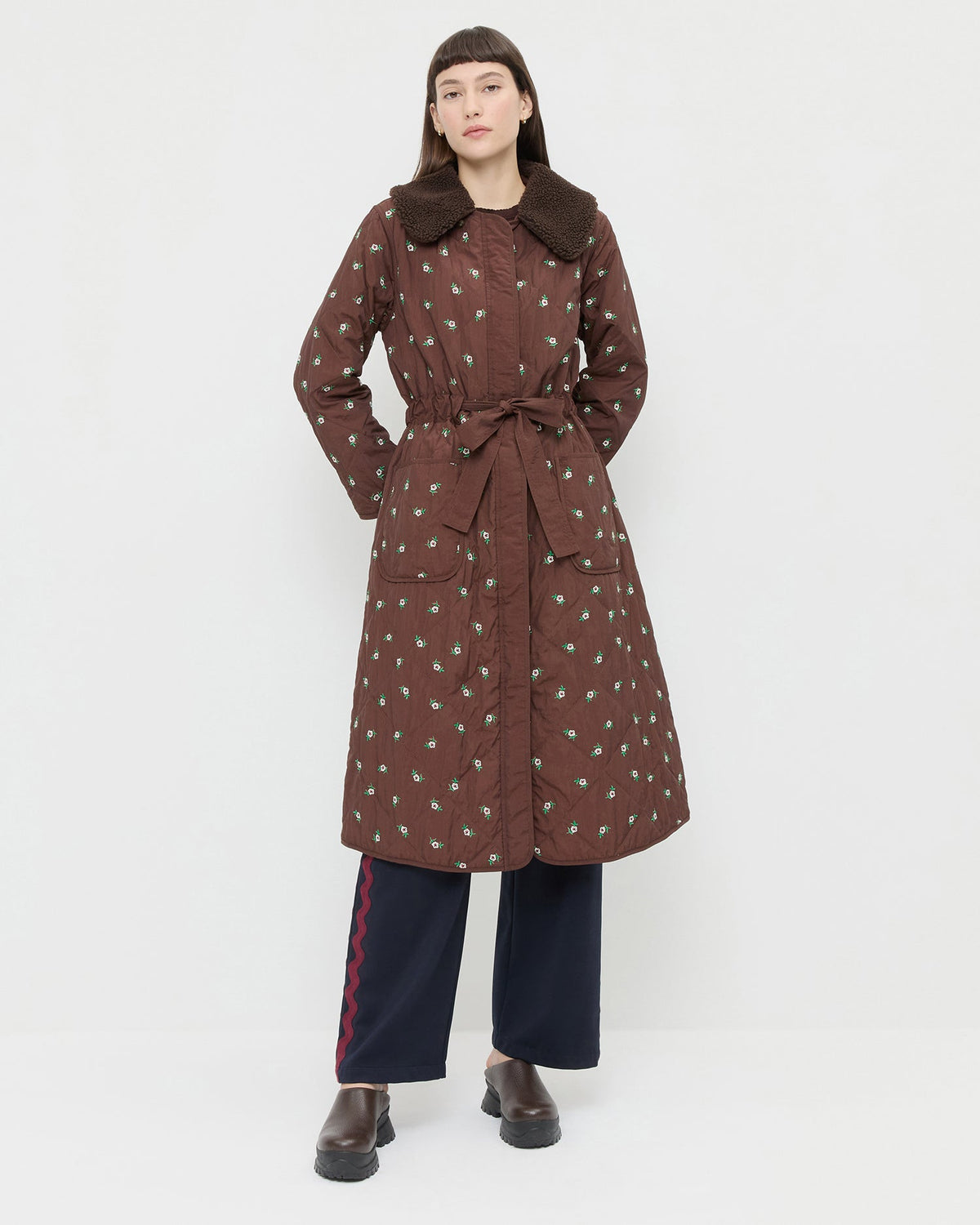 Loeffler Randall Wyatt Quilted Coat