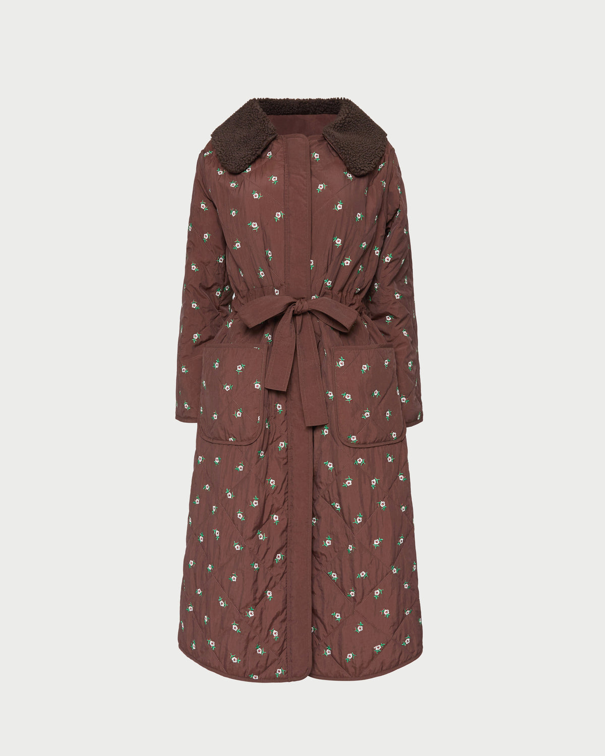 Loeffler Randall Wyatt Quilted Coat