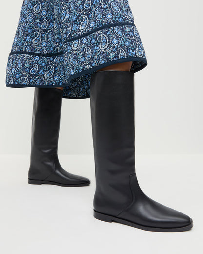 Loeffler Randall Tilly Black Leather Tall Boot