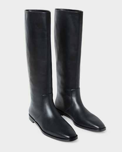 Loeffler Randall Tilly Black Leather Tall Boot