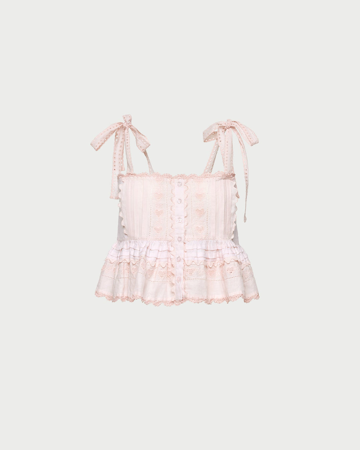 Loeffler Randall Suzie Embroidered Top