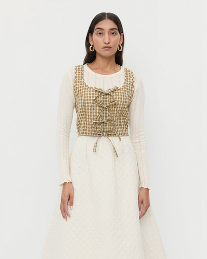 Loeffler Randall Callista Tie-Front Vest