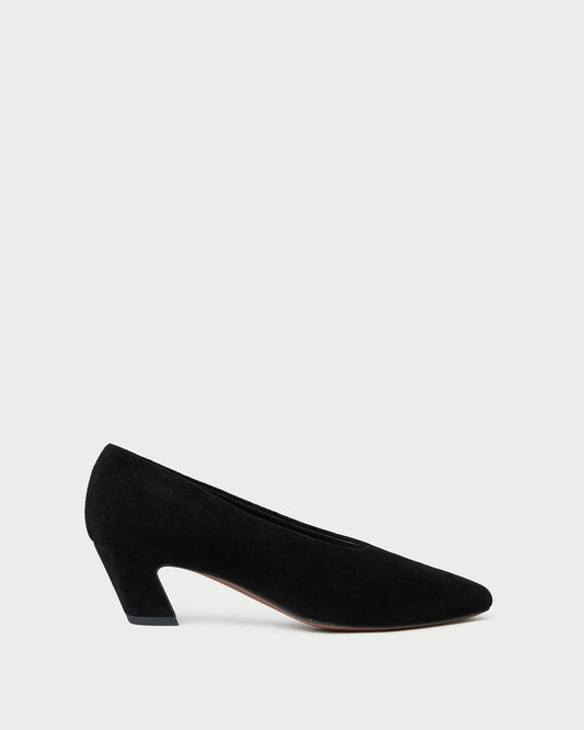 Loeffler Randall Neive Black Suede Low Pump