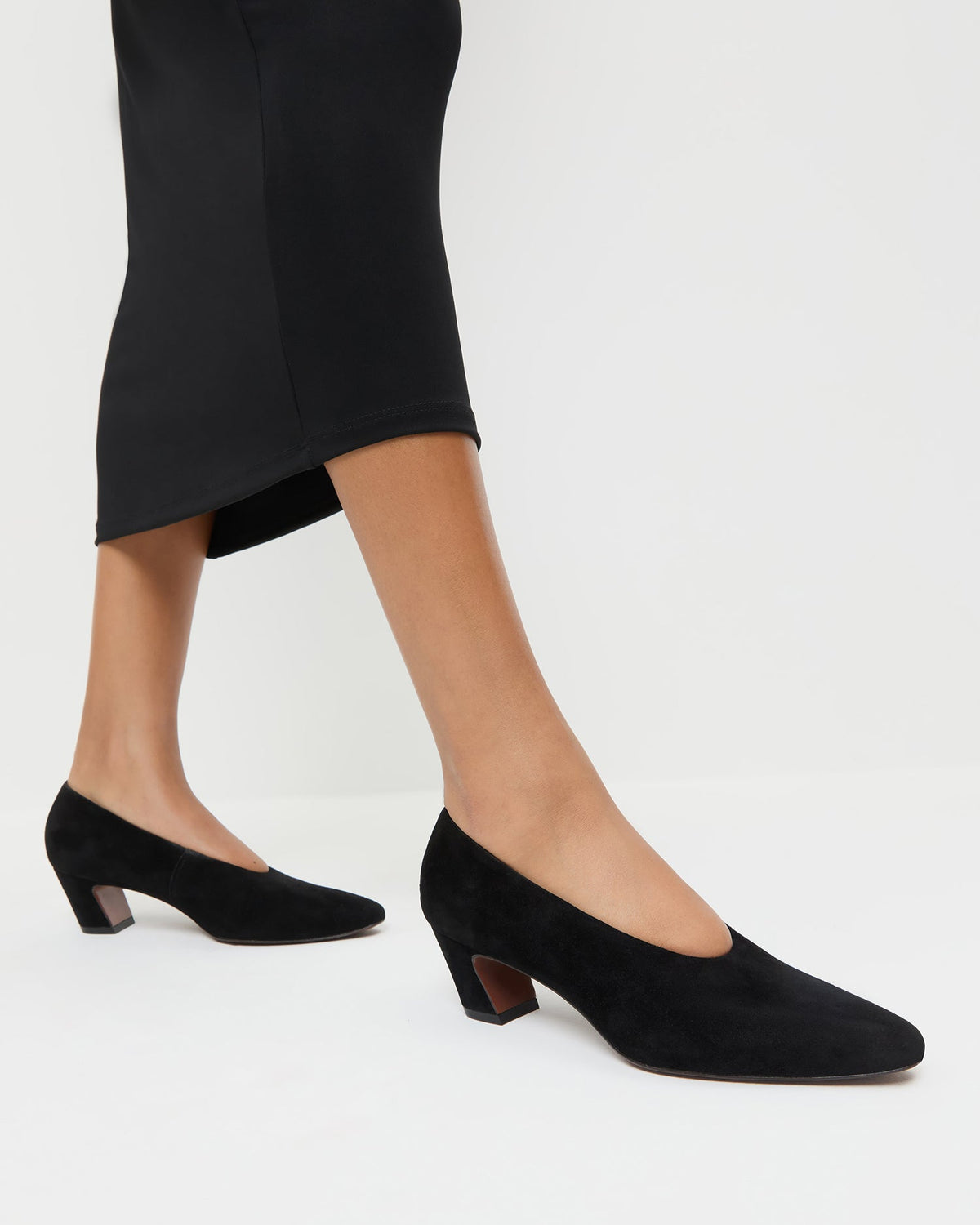 Loeffler Randall Neive Black Suede Low Pump