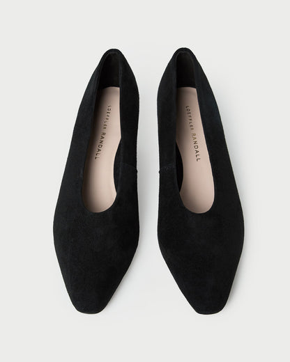 Loeffler Randall Neive Black Suede Low Pump