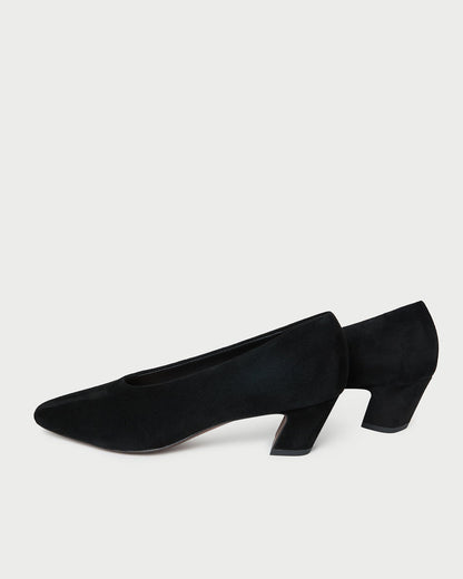 Loeffler Randall Neive Black Suede Low Pump
