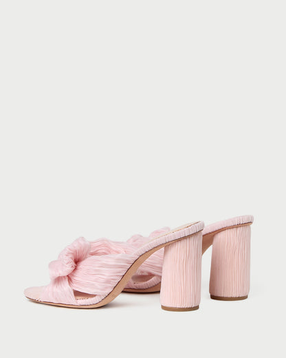 Loeffler Randall Penny Pink Pleated Bow Heel