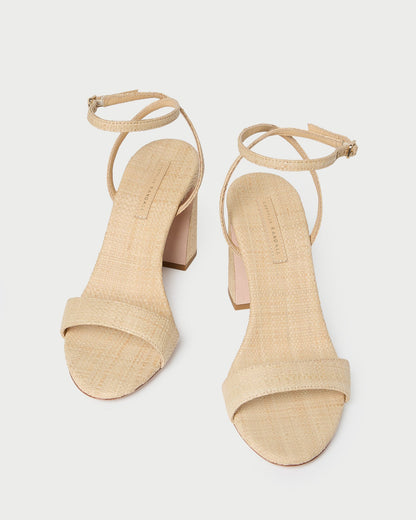 Loeffler Randall Malia Natural Curved-Heel Sandal