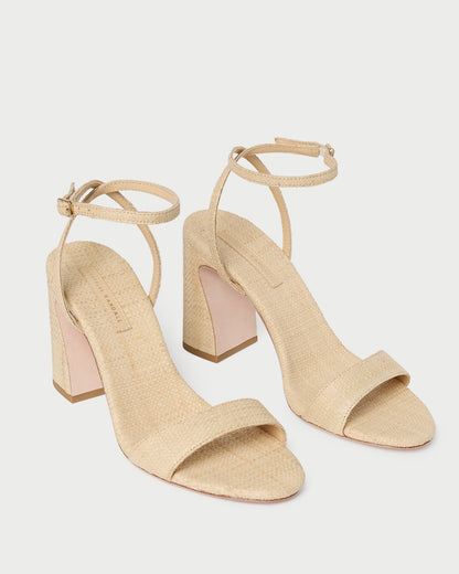 Loeffler Randall Malia Natural Curved-Heel Sandal
